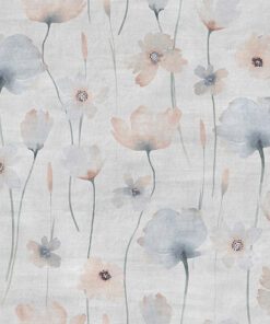 Fototapeta Jemné Květiny Na šedém Pozadí