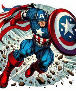 Fototapeta Kapitán Amerika