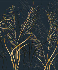 Fototapeta Zlaté mávající trávy