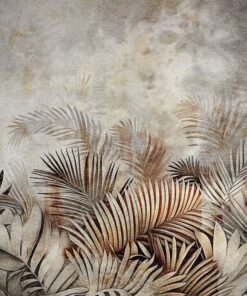 Fototapeta Listy v retro stylu