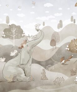 Fototapeta Zábava se slonem