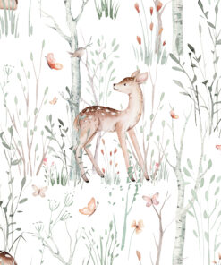 Fototapeta Jelen mezi trávami