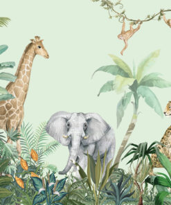 Fototapeta Slon mezi přáteli