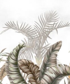 Fototapeta Exotické Květiny A Listy