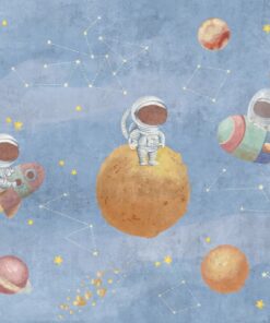 Fototapeta Malí astronauti mezi hvězdami