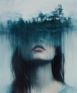 Fototapeta Žena v lese