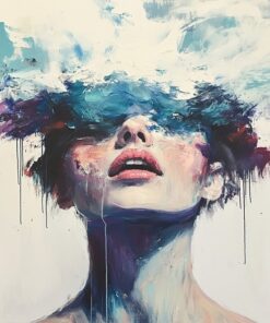 Fototapeta Malovaná ženská tvář