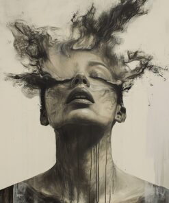 Fototapeta Zamyšlená žena