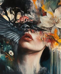 Fototapeta Tvář v květinách