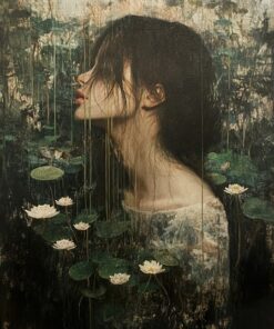 Fototapeta Dívka v leknínech