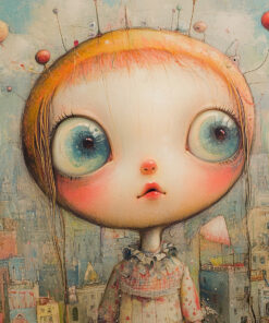 Fototapeta Malá Thumbelina