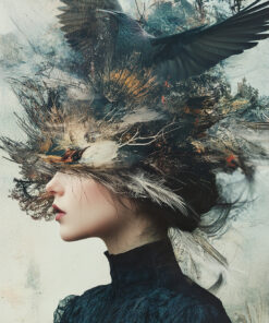 Fototapeta Žena s rozpuštěnými vlasy