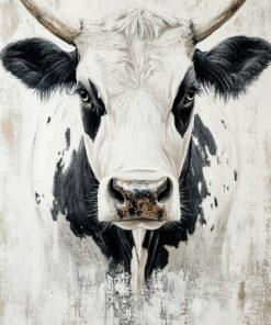 Fototapeta Skvrnitá kráva