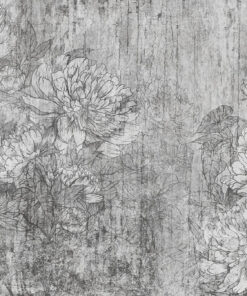 Fototapeta Květiny na betonovém pozadí