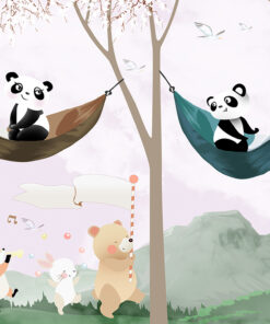 Fototapeta Pandy mezi stromy