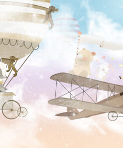 Fototapeta Zvířata v letadle