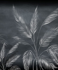 Fototapeta Listy v šedé barvě