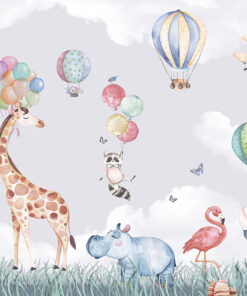 Fototapeta Žirafa s balónky