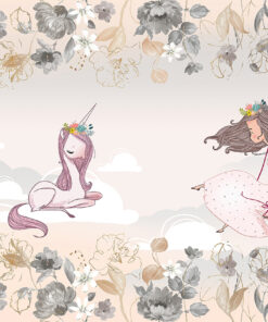 Fototapeta Princezna a jednorožec