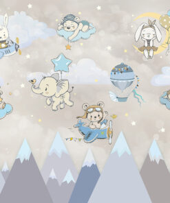 Fototapeta Let nad horami