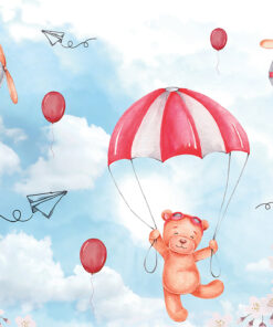 Fototapeta Létající plyšoví medvídci