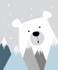 Fototapeta Medvídek za horami