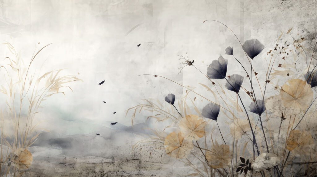 Fototapeta Květiny ve větru