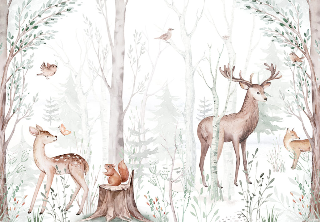 Fototapeta Lesní krajina