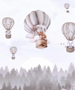 Fototapeta Balóny nad lesem