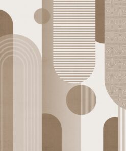 Fototapeta Béžová geometrie