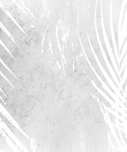 Fototapeta Bílý negativ listů