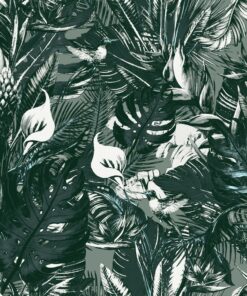 Fototapeta Tmavě zelená