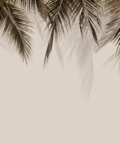 Fototapeta Tmavé dlouhé listy