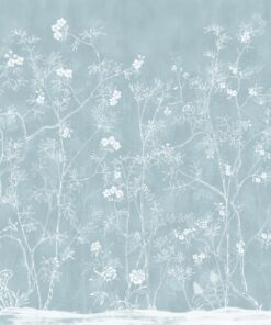 Fototapeta Křehké květiny v modré