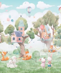 Fototapeta Domy na stromech