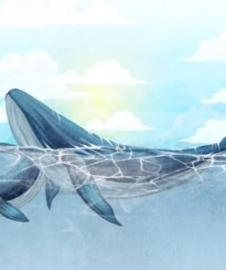 Fototapeta Dvě velryby pro děti