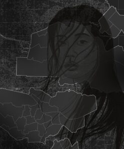 Fototapeta Dívka v černém