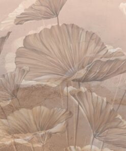 Fototapeta Exotické listy v pastelových barvách