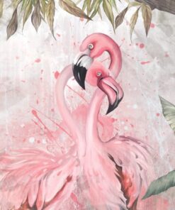 Fototapeta Plameňáci v objetí