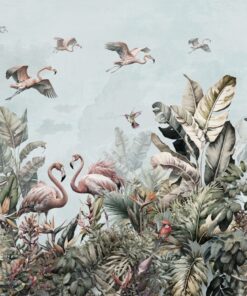 Fototapeta Plameňáci v tropech