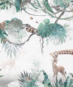 Fototapeta Ilustrace divokých zvířat