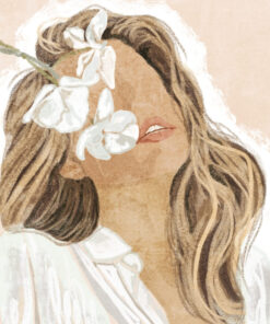 Fototapeta Žena v bílém