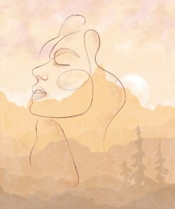 Fototapeta Žena v horách