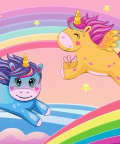 Fototapeta Barevní jednorožci pro děti