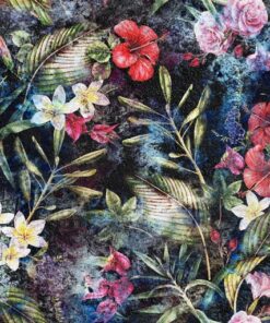 Fototapeta Barevné květiny na tmavém pozadí