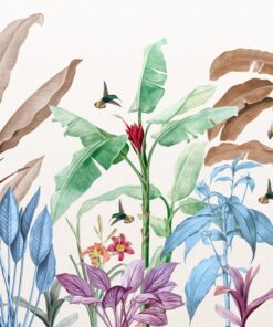 Fototapeta Barevné tropické listy