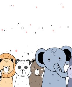 Fototapeta Barevná zvířata z džungle