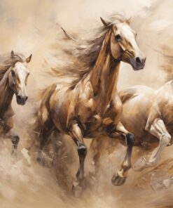 Fototapeta Koně na útěku