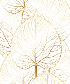 Fototapeta Kontury zlatých listů