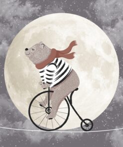 Fototapeta Měsíční medvěd na laně